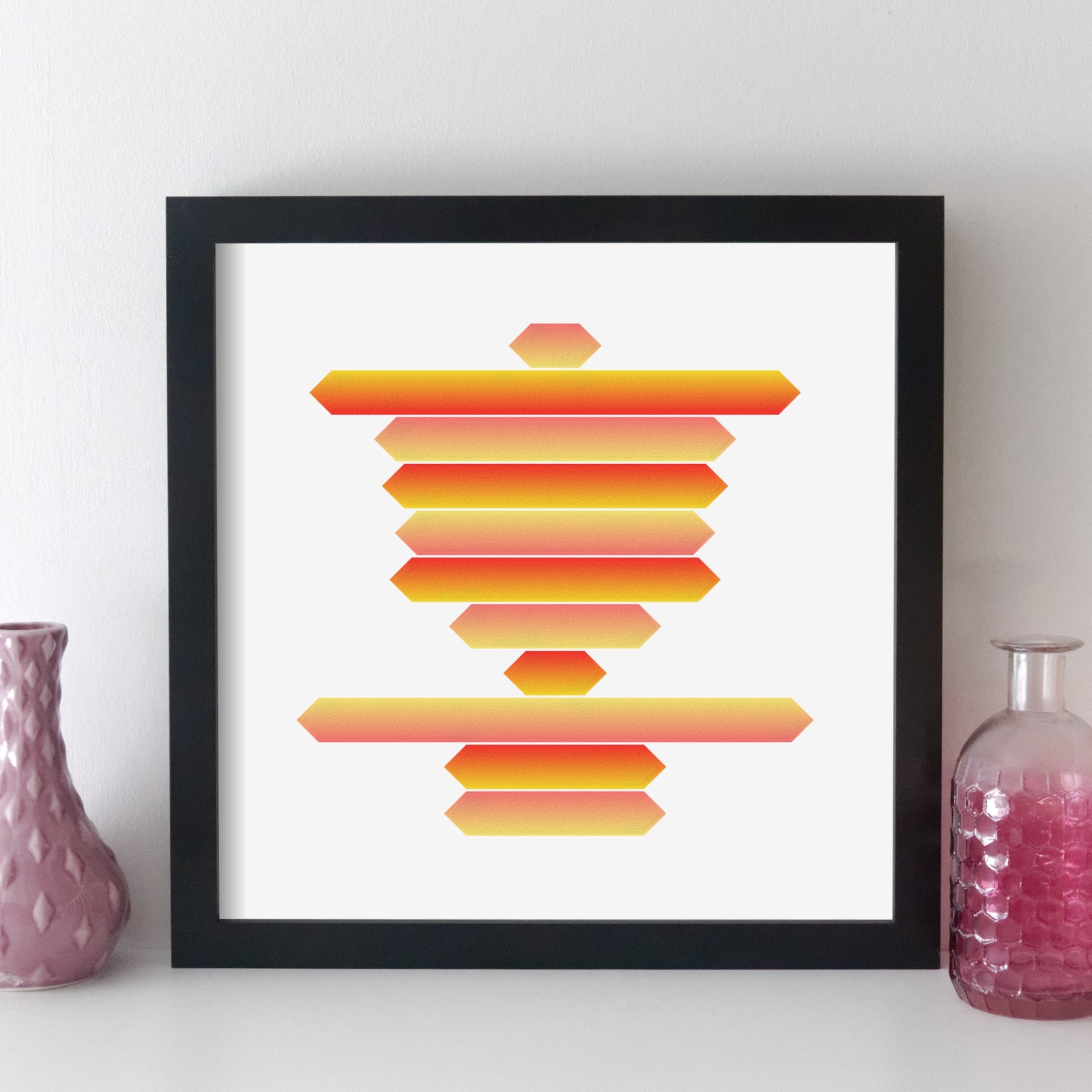 Personalised Favourite Music Album Art Print - arrow style