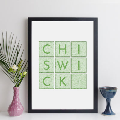 Personalised Location Print (Contemporary Style)