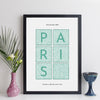 Personalised Location Print (Contemporary Style)