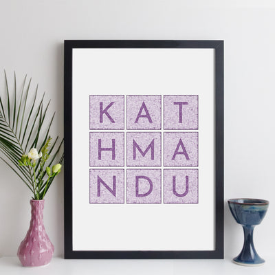 Personalised Location Print (Contemporary Style)