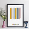 Personalised Abstract Art Special Date Print