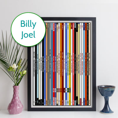 Billy Joel Discography Print
