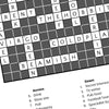 Personalised Traditional Crossword Print With Clues