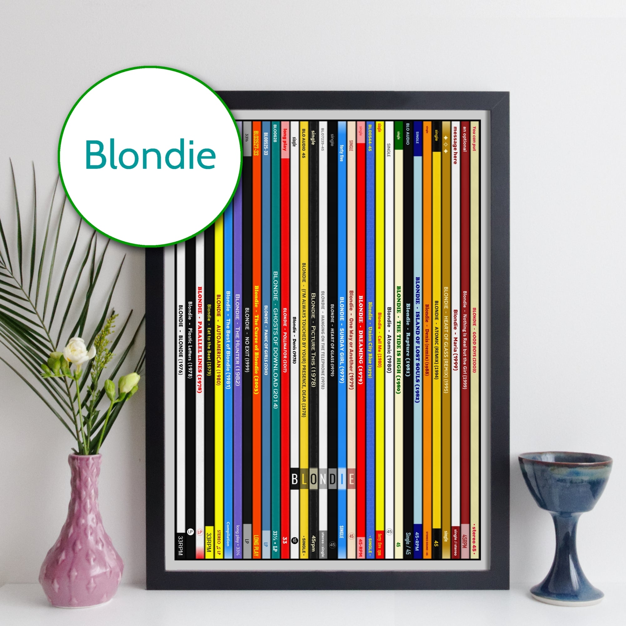 Blondie Discography Print