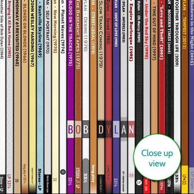 Bob Dylan Discography Print