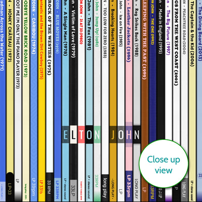 Elton John Discography Print