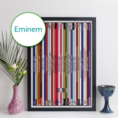 Eminem Discography Print