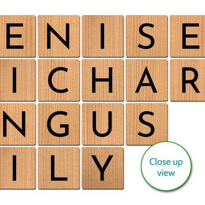 Personalised Family Names Print – scrabble style
