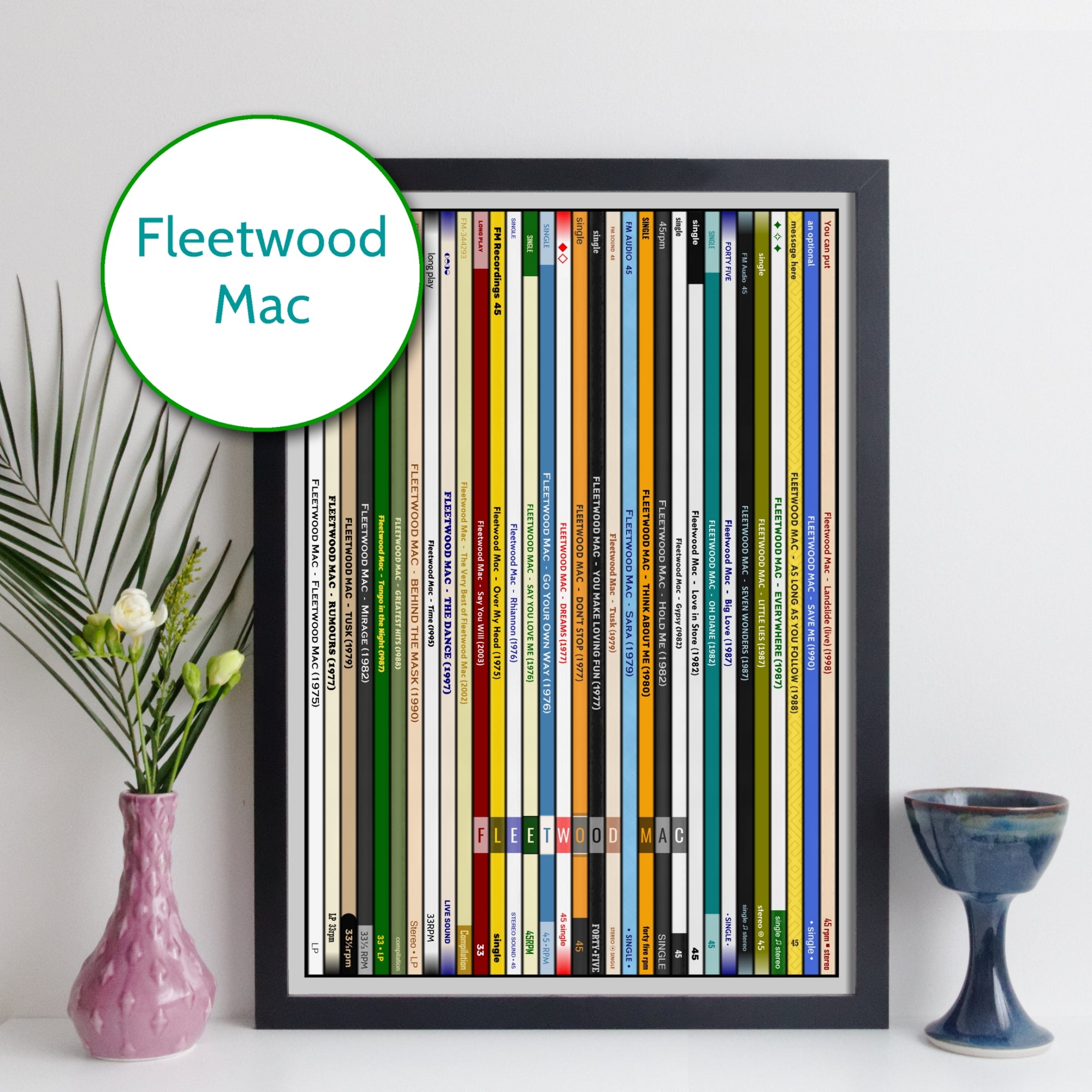 Fleetwood Mac Discography Print