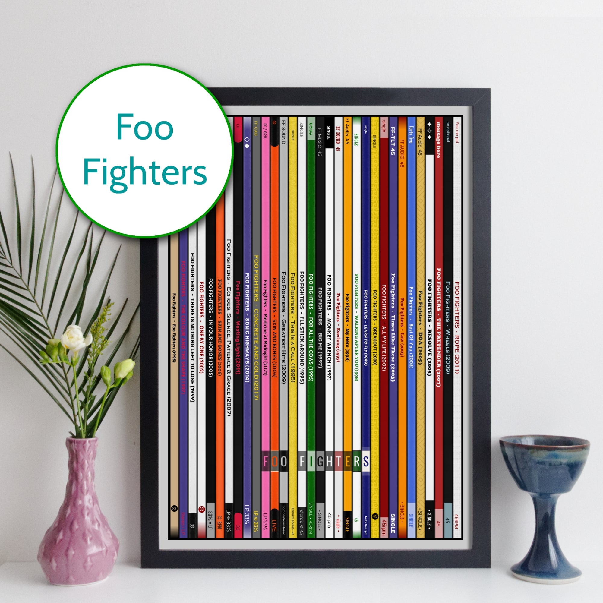 Foo Fighters Discography Print