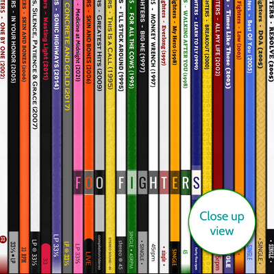 Foo Fighters Discography Print