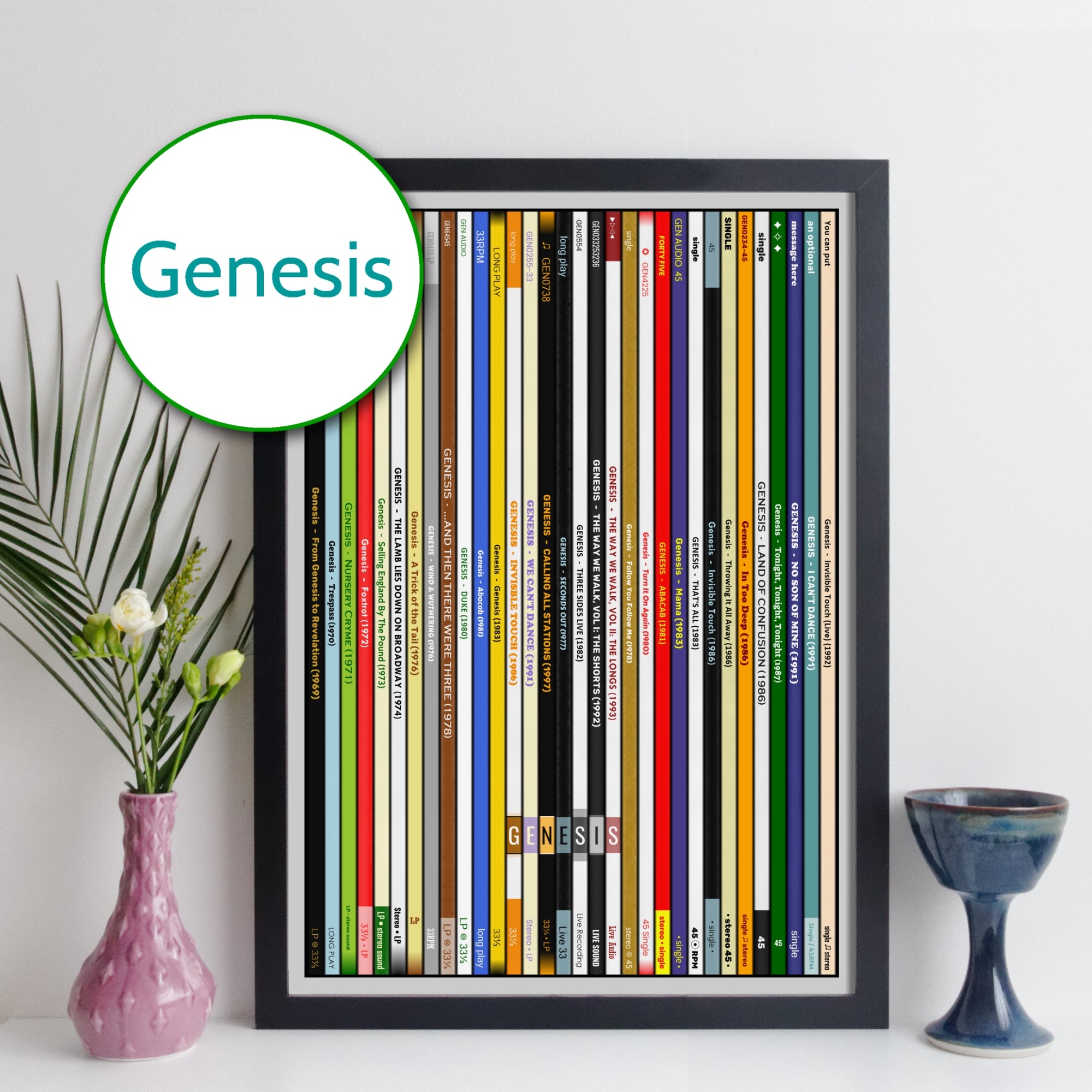 Genesis Discography Print