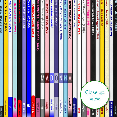Madonna Discography Print
