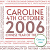 Personalised 2006 Facts Print UK - personalised 2006 print - birthday gift idea