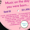 Personalised Music Print - 1973 On The Day You Were Born Record Label Print - 1973 birthday gift idea