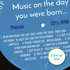 Personalised Music Print - 1993 On The Day You Were Born Record Label Print - 1993 birthday gift idea