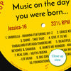 Personalised Music Print - 2007 On The Day You Were Born Record Label Print - birthday gift idea