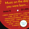 Personalised Music Print - 2006 On The Day You Were Born Record Label Print - birthday gift idea