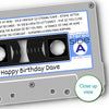 Personalised Music Print - 2001 On The Day You Were Born Cassette Tape Print - 2001 birthday gift idea