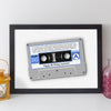 Personalised Music Print - 1993 On The Day You Were Born Cassette Tape Print - 1993 birthday gift idea