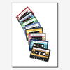 Personalised Cassette Tape Print - 8 Tumbling Tapes