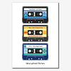Personalised Cassette Tape Print - Three