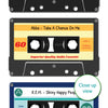 Personalised Cassette Tape Print - Three