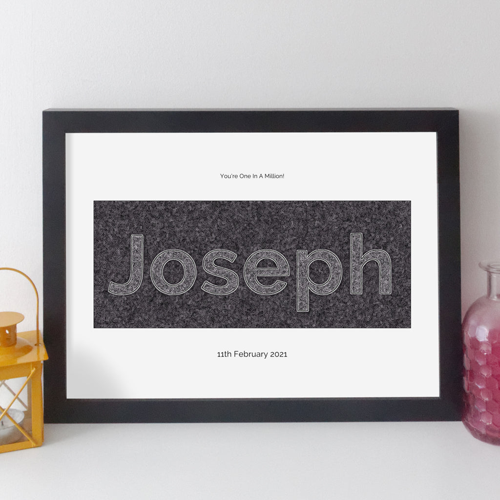 Personalised Name Print - Modern