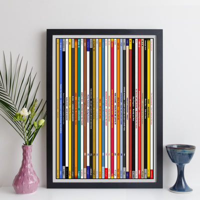 Personalised Record Collection Print