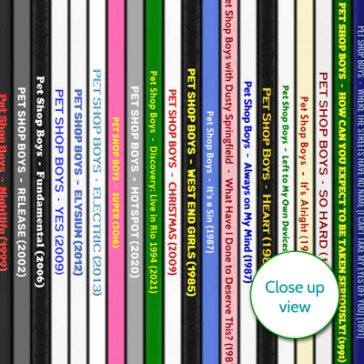 Pet Shop Boys Discography Print