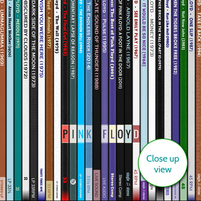 Pink Floyd Discography Print