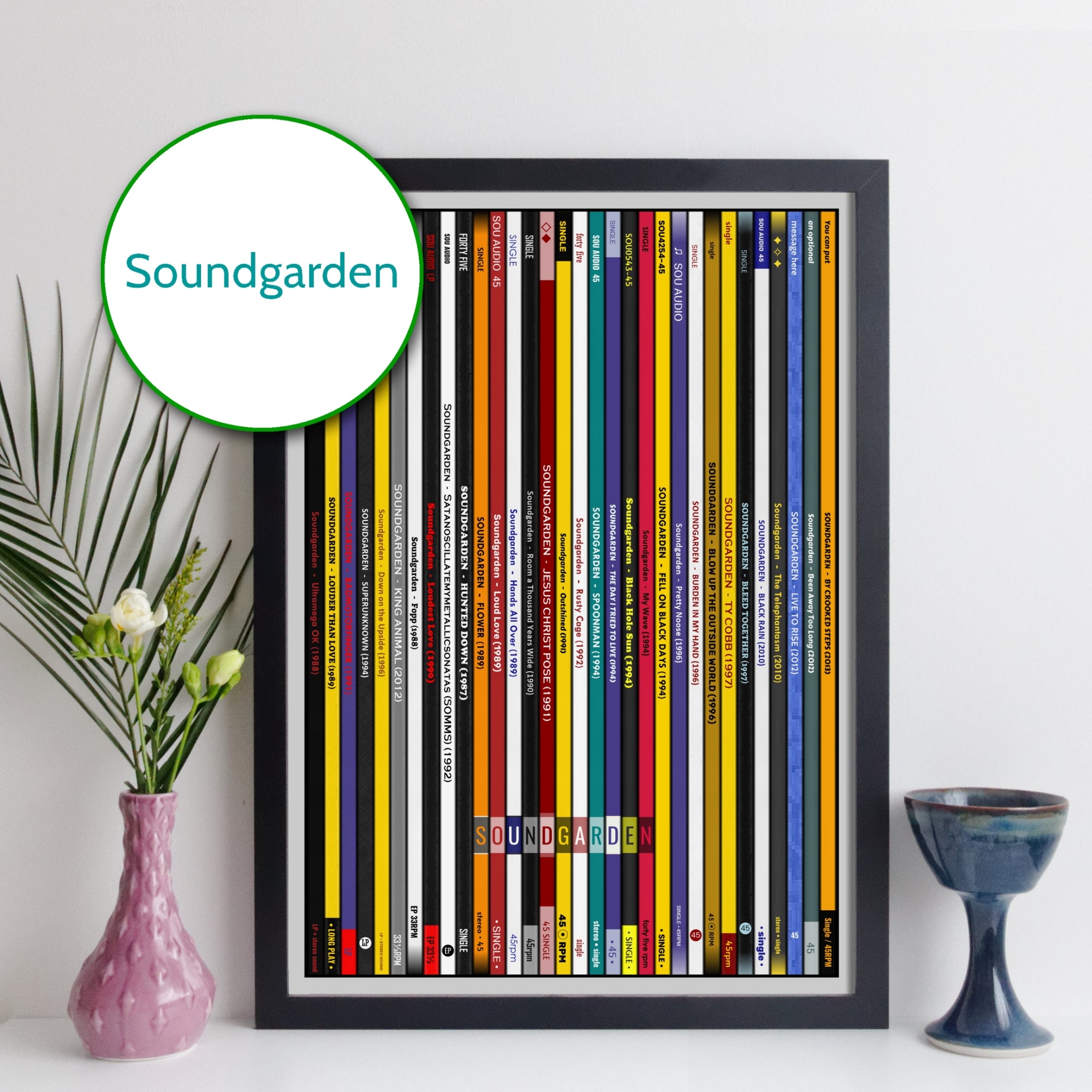 Soundgarden Discography Print