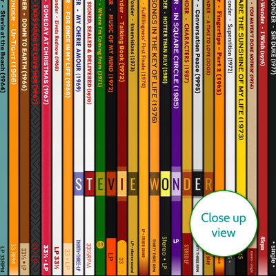 Stevie Wonder Discography Print