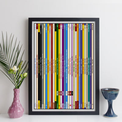 Take That Discography Print