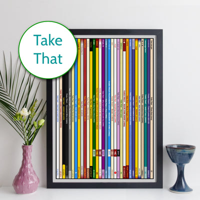 Take That Discography Print