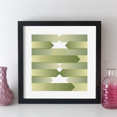 Personalised Favourite Music Album Print - arrow style