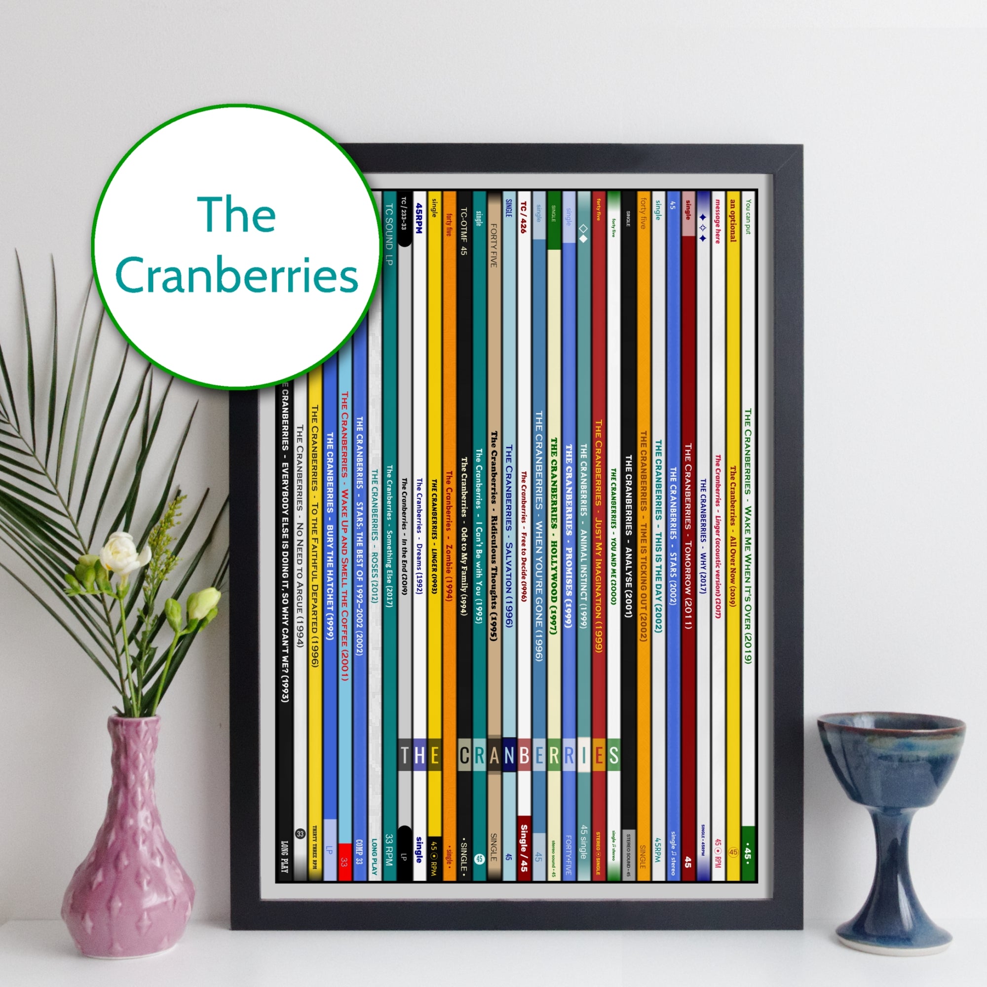 The Cranberries Discography Print