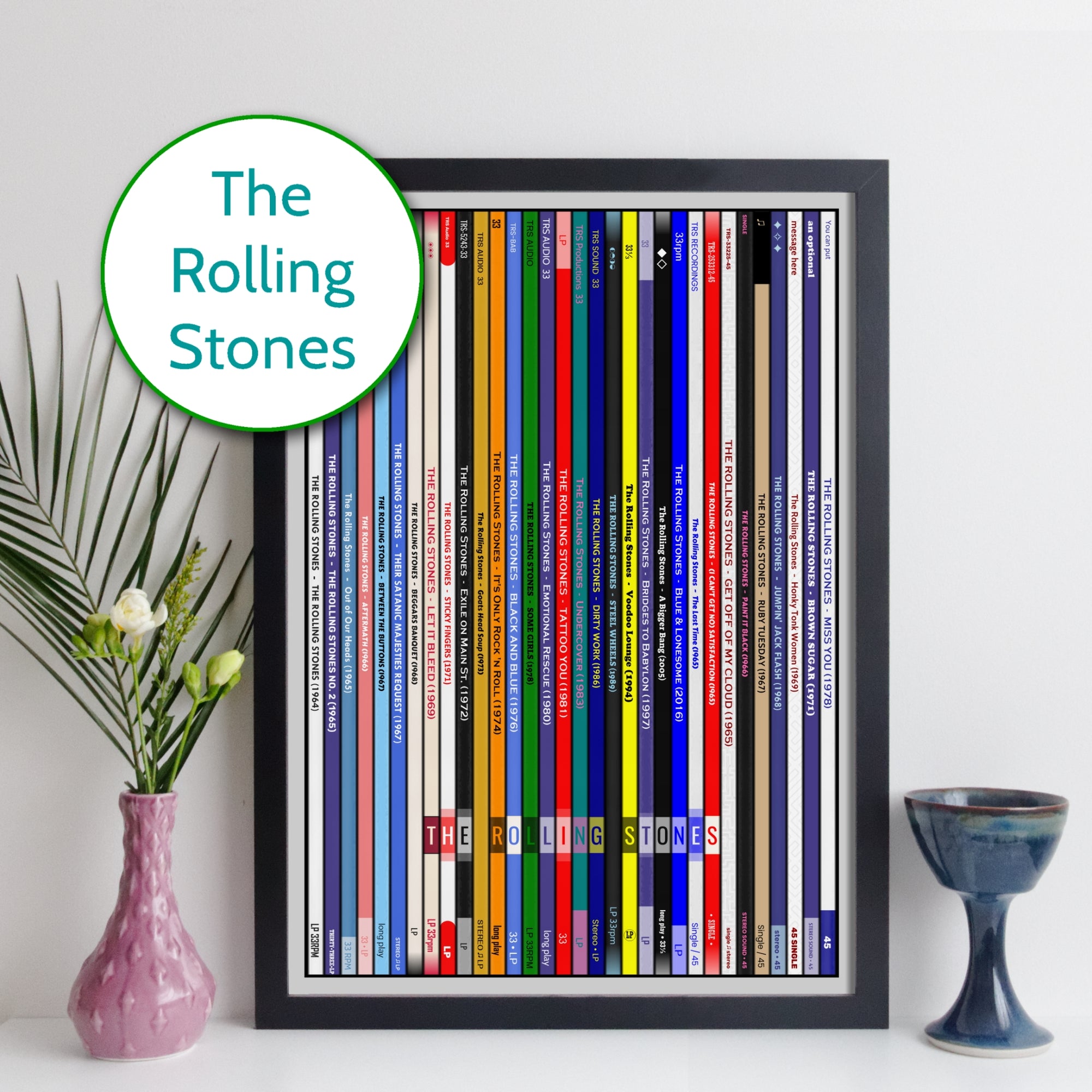 The Rolling Stones Discography Print