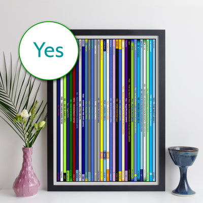 Yes Discography Print