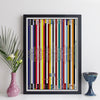 Personalised Record Collection Print - Any Year Of Music